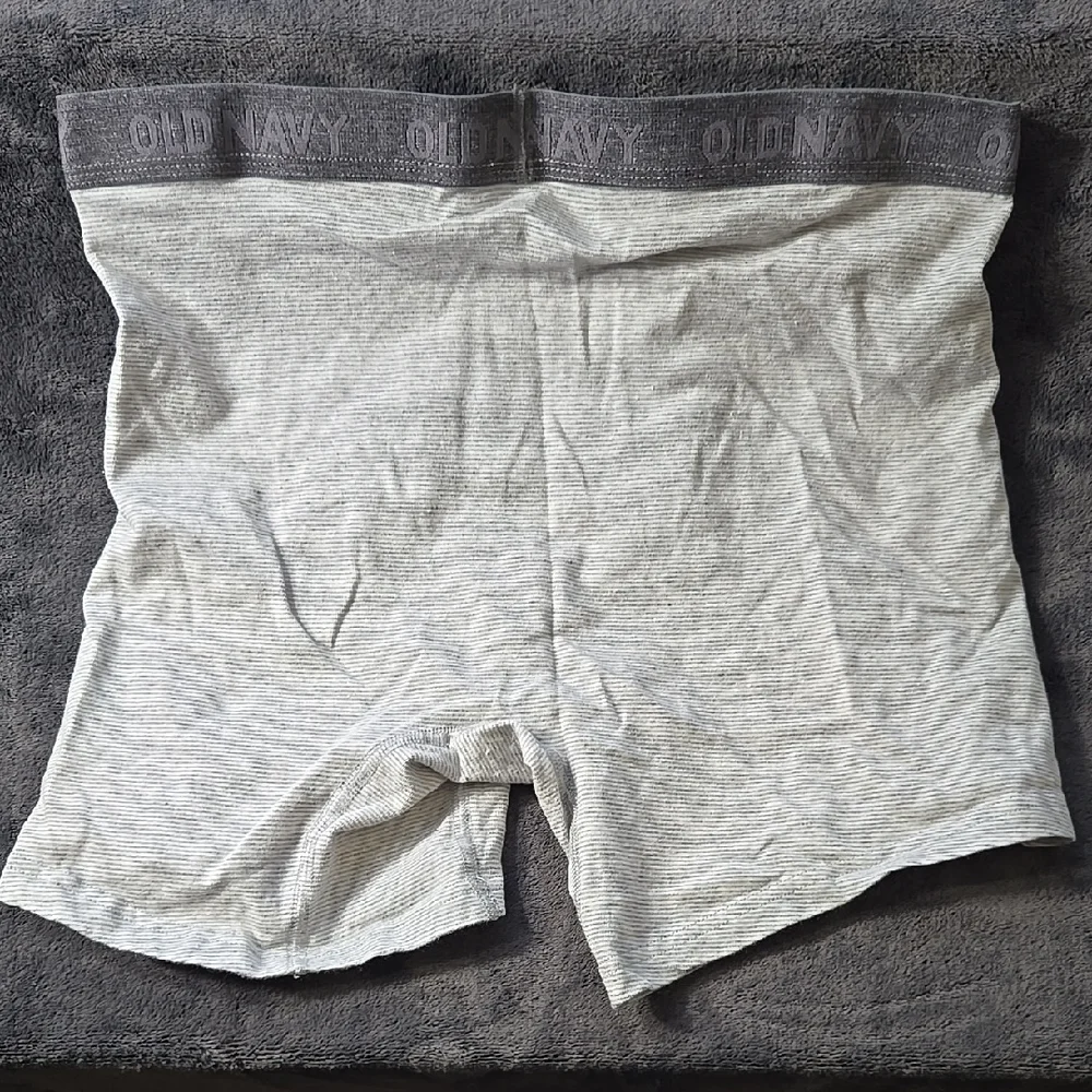 Old Navy Gray Boxer Briefs with Elastic Waistband and Fly Opening - Picture 3 of 3